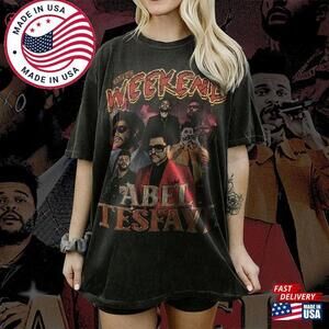 The Weeknd T-Shirt Graphic Tee Gifts For Fan Classic